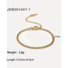 18k Gold Color Stainless Steel Chunky Chain Waterproof  Thick Bracelets Punk Fashion Trendy Jewelry For Men Women