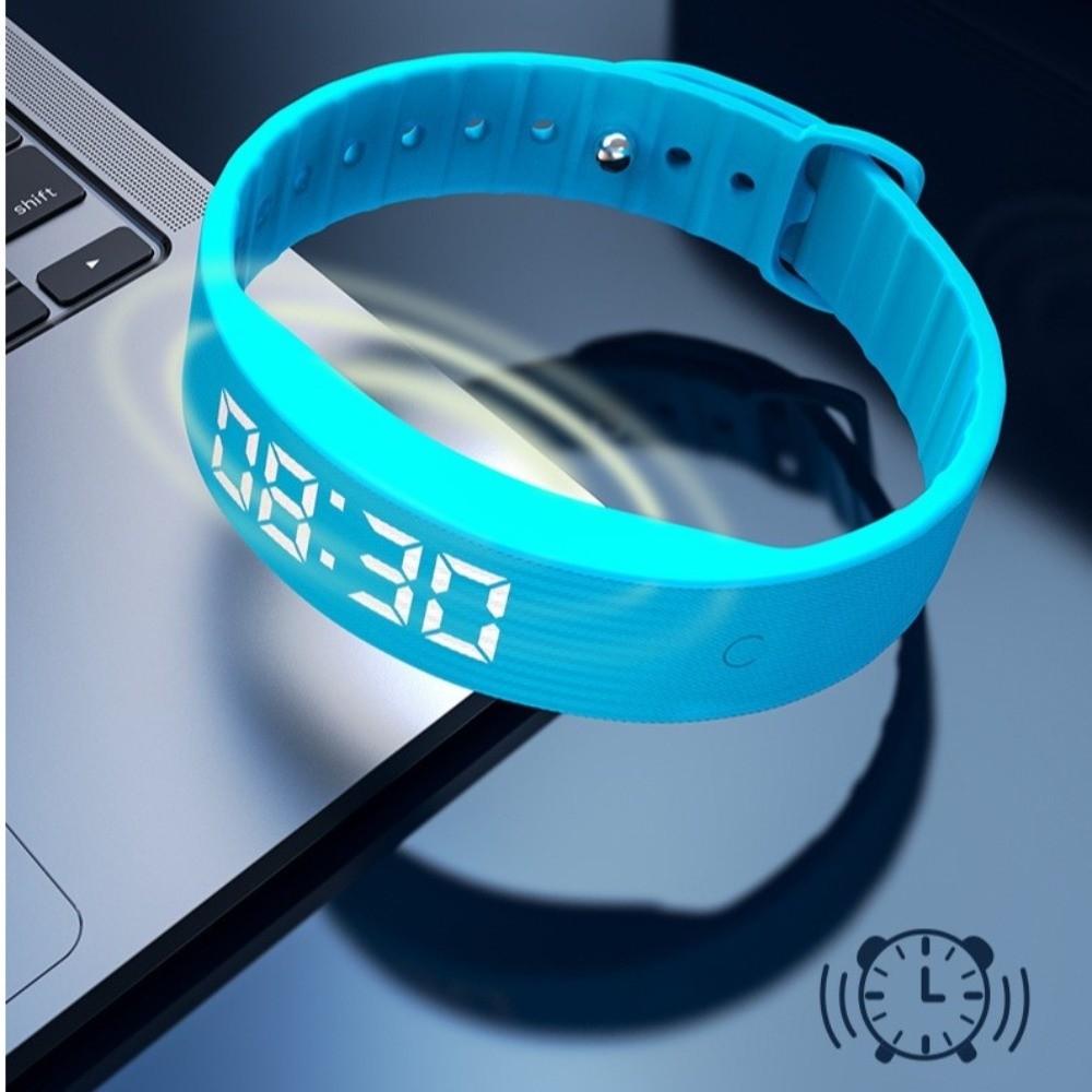 Vibrationsalarm Smart Armband Wiederaufladbares Sportarmband Neues Smartband für Studenten