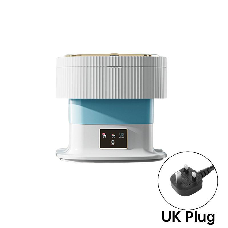 

Home Portable Cleaning Washing Machine Rotatable Function Dorms Supplies Baby Blue UK