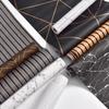 3D Geometric Grill Brick Marble Waterproof Self-adhesive Wallpaper Home BackgroundHome Decor Wall Sticker