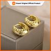 Huitan Delicate Hollow Hoop Earrings with Cubic Zirconia Luxury Silver Color/Gold Color Earrings for Women Wedding Party Jewelry