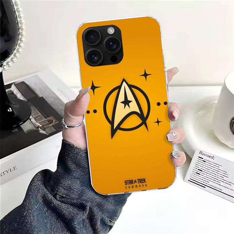 

Star Movie T-Trek Soft Phone Case For IPhone 11 17 Air 16E 16 Pro Max 15 + 14 Plus 13 Mini 12 Apple 7 SE 8 Fundas Coque 11 17 Ai iPhone 16 Pro