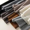 Thick Warm Knitted Casual Chic Basic Soft Elastic High Waist Women's Pants Korean Fashion Straight Ankle-Length Pants For Women