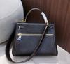 Fubao Leder lakisKL Tasche Doppelreißverschluss 28 Handtasche Premium-Leder-Handtasche Umhängetasche