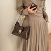 Crossbody Bag Women PU Vintage Lock Daily Commute