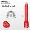 Adjustable Universal Plumbing Wrench for Bathroom and Radiator Installation