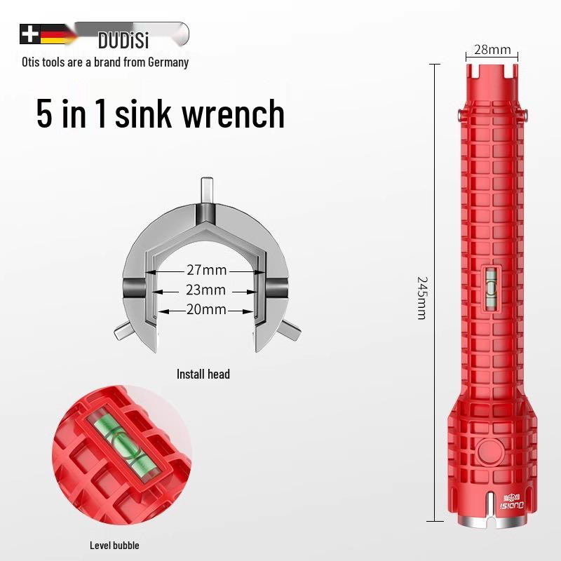 Adjustable Universal Plumbing Wrench for Bathroom and Radiator Installation