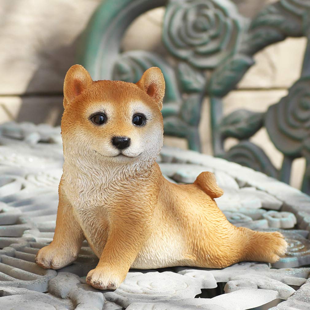 Devalier Ca198 Dog Figurine Shiba Inu Resin Gift Perfect Present [Genuine]