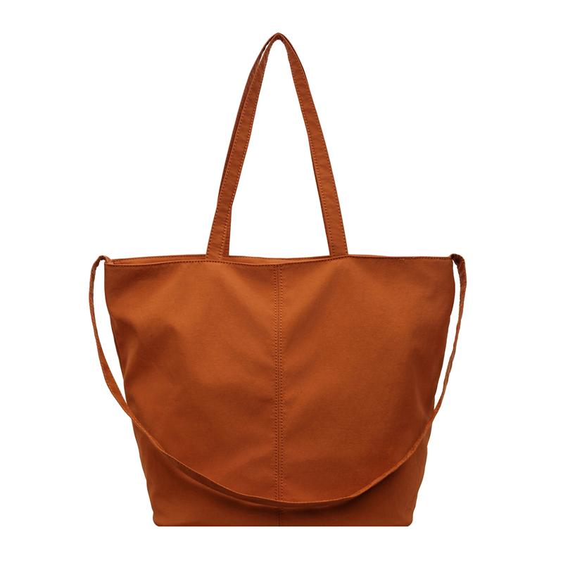Solid Color Lightweight Crossbody Bag Women s Large Capacity Shoulder Bag