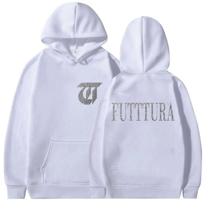 Cantante TINI STOESSEL Futtura Tour Album 2026 Merch Felpa Unisex Larga Comoda Pile Felpa Moda Musica Pop Manica Lunga Felpa con Cappuccio