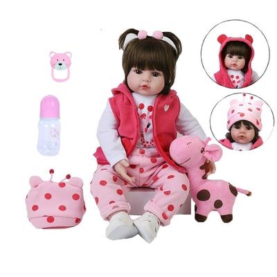 46cm Neues Handgemachtes Silikon Reborn Baby Entzückendes Lebensechtes Kleinkind Puppe Spielzeug