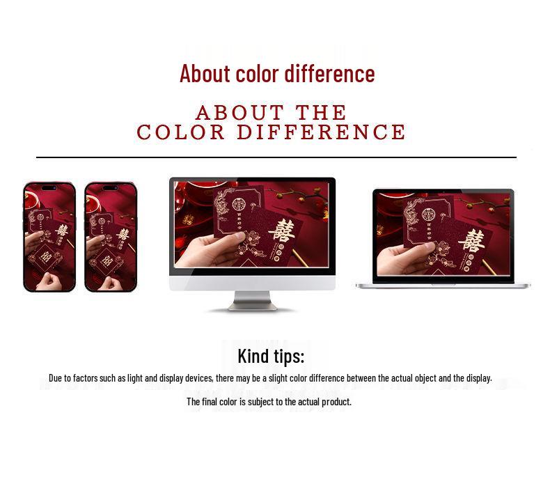 Mini Red Lai See Door Stopper with Double Happiness Design for Weddings