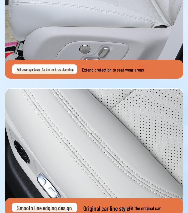 Zhiji L6 All-Season Seat Covers: Breathable, Fully Enclosed, Universal Fit for 26 Models