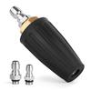 High-Pressure 4000PSI Turbo Nozzle with 1/4" Quick Connect Rotating Spray Head