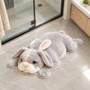 Faux Cashmere Animal Shaped Rug Absorbent Bathroom Doormat Bedroom Floor Mat  Entryway Decor