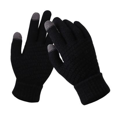 Gloves Screen Warm Mitten Unisex Woman Winter Gloves Knitted Mittens