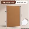Acrylic DIY Photo Album: Handmade Memory Journal with Creative Graffiti and Loose-Leaf Design