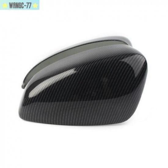 For Mazda 3 Axela 2014-2016 Carbon Fiber Car Rearview Mirror Cover Trim Decor