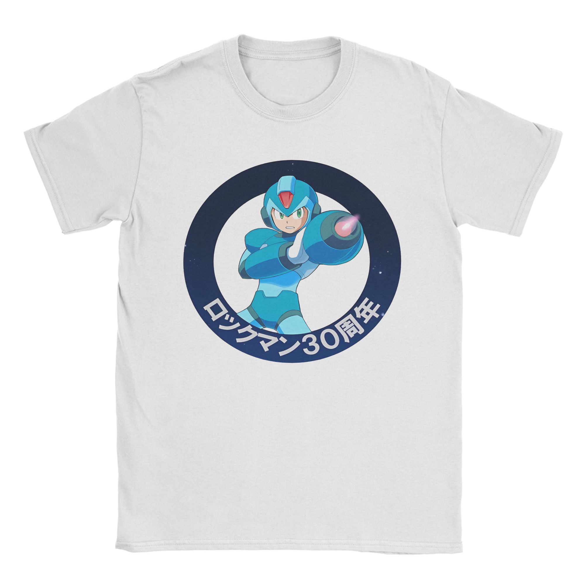 Megaman X to Mega T Shirt Men s Cotton Tops Streetwear  O-neck Short Sleeve 4XL