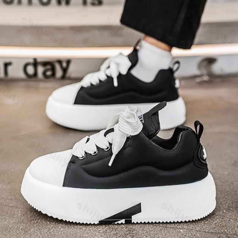 Fashion 2025 Autumn Niche Fashion Thick Soled Casual Shoes for Men Fashion Trend Low Top Comfortable Versatile Lace Up Platform sneakers