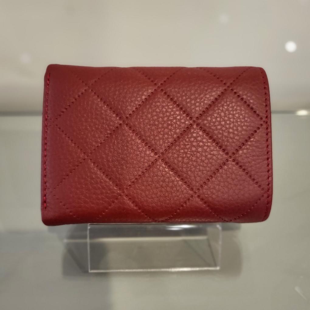 Moncross REAW-9128 Women's Stitched 3-Piece Cowhide Half Wallet