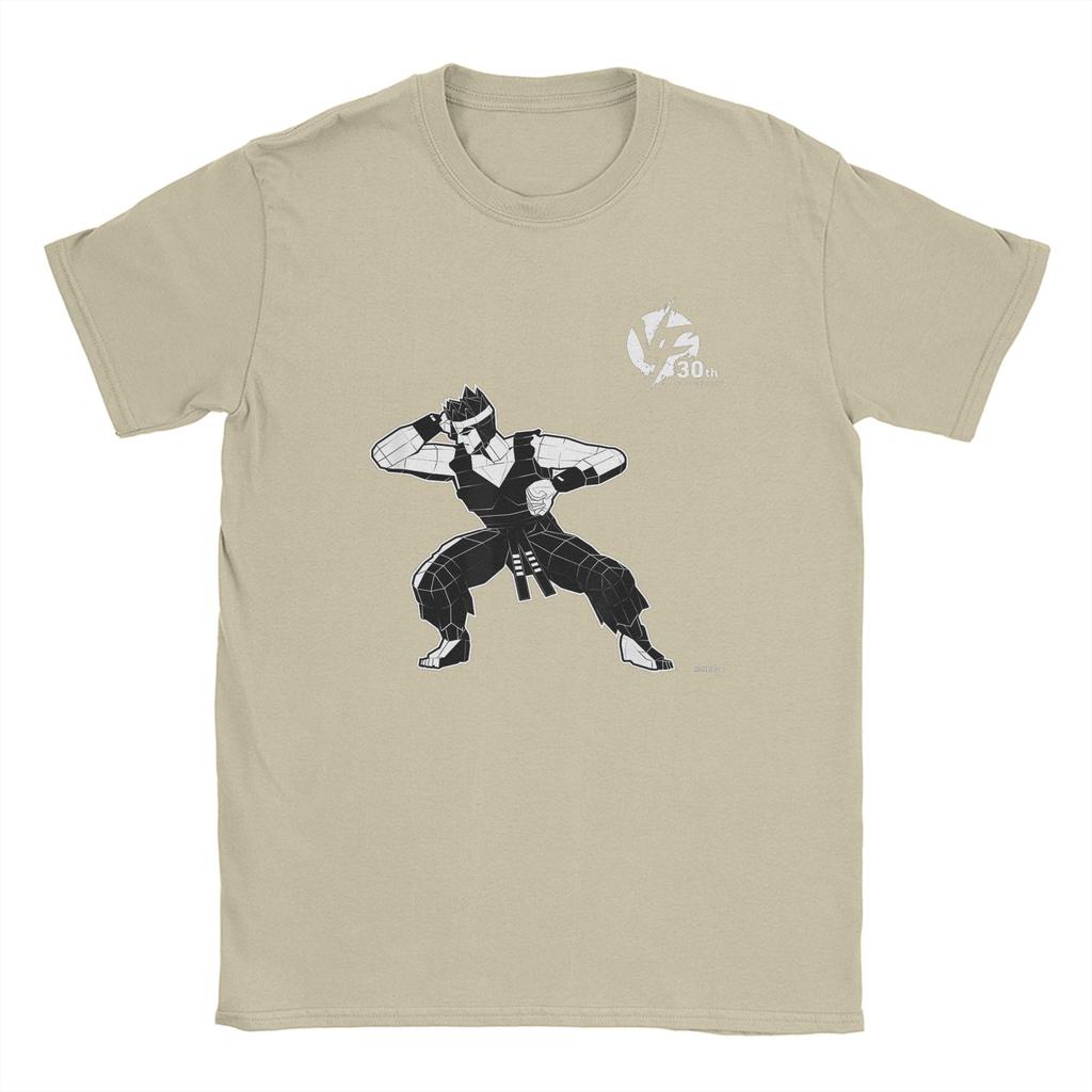 Men 30th Anniversary of Virtua Fighter Akira T Shirt Fighting Game Pure Cotton Clothes Funny Short Sleeve Tees Classic T-Shirts