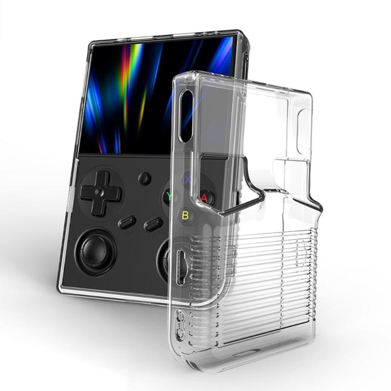 Travel Friendly TPU Housing Cover Shell for RG 35XX Handheld Gaming Device Offer Waterproof Shockproof Protective Sleeve