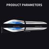 2pcs Car Side Fender Knife Stickers Emblem Badge Decals For Ssangyong Actyon Rexton Korando Rodius Kyron