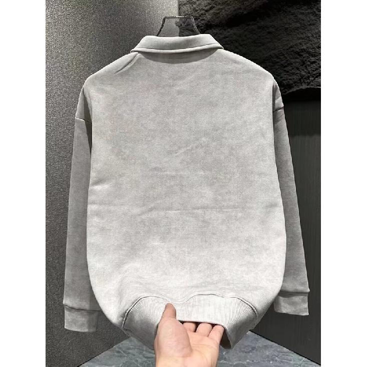 

Весна 2024 мужской свитер пэчворк разных цветов приятная для кожи ткань модный универсальный топ повседневная рубашка с длинными рукавами 3XL абрикосовый