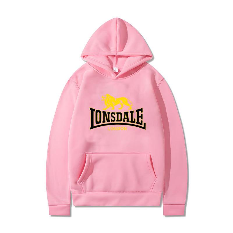 Autumn Winter Men's Women's Fashionable Warm Hoodies Casual Loose Sports Long Sleeved Lion Printed New Hoodies