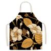 Pastoral Style Floral Series Kitchen Sleeveless Apron Color Floral Linen Apron Parent-Child Children'S Apron