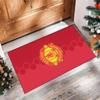 Manchester United Theme rug Soft Crystal Velvet Area Rug Non-Slip Floor Carpet for Living Room Bedroom Nursery
