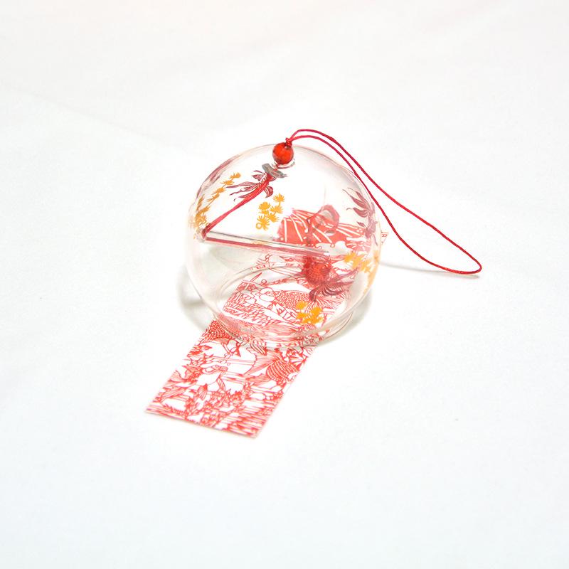 Wind Blossom Cherry Glass Chime Japanese Home Decor Ornament Birthday Gift