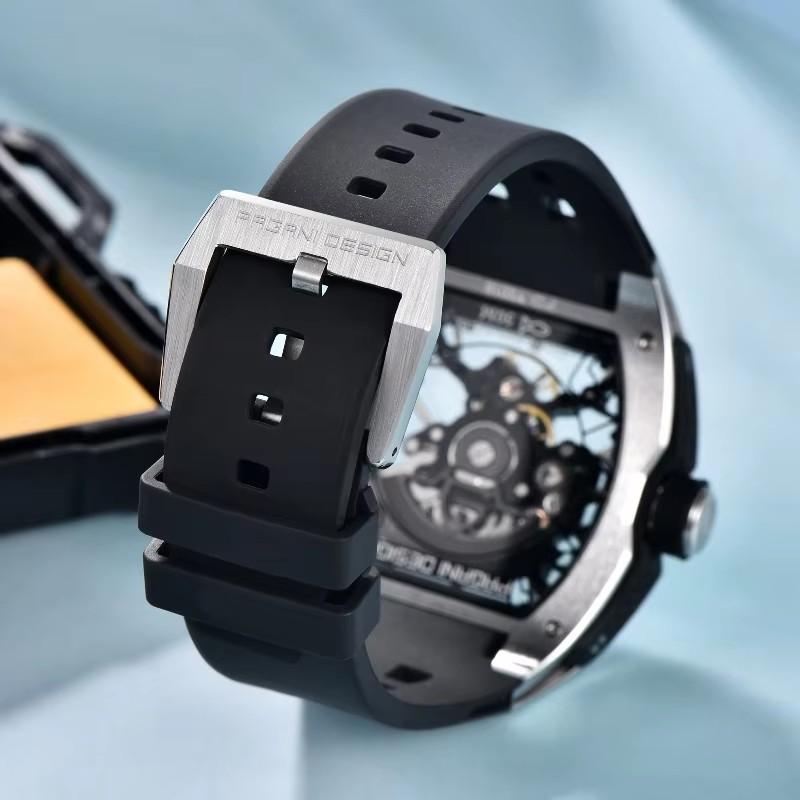 Pagani Design YS018 Automatic Mechanical Sports Watch with Luminous Silicone Band New Arrival  Fashionable Dial Costume Style