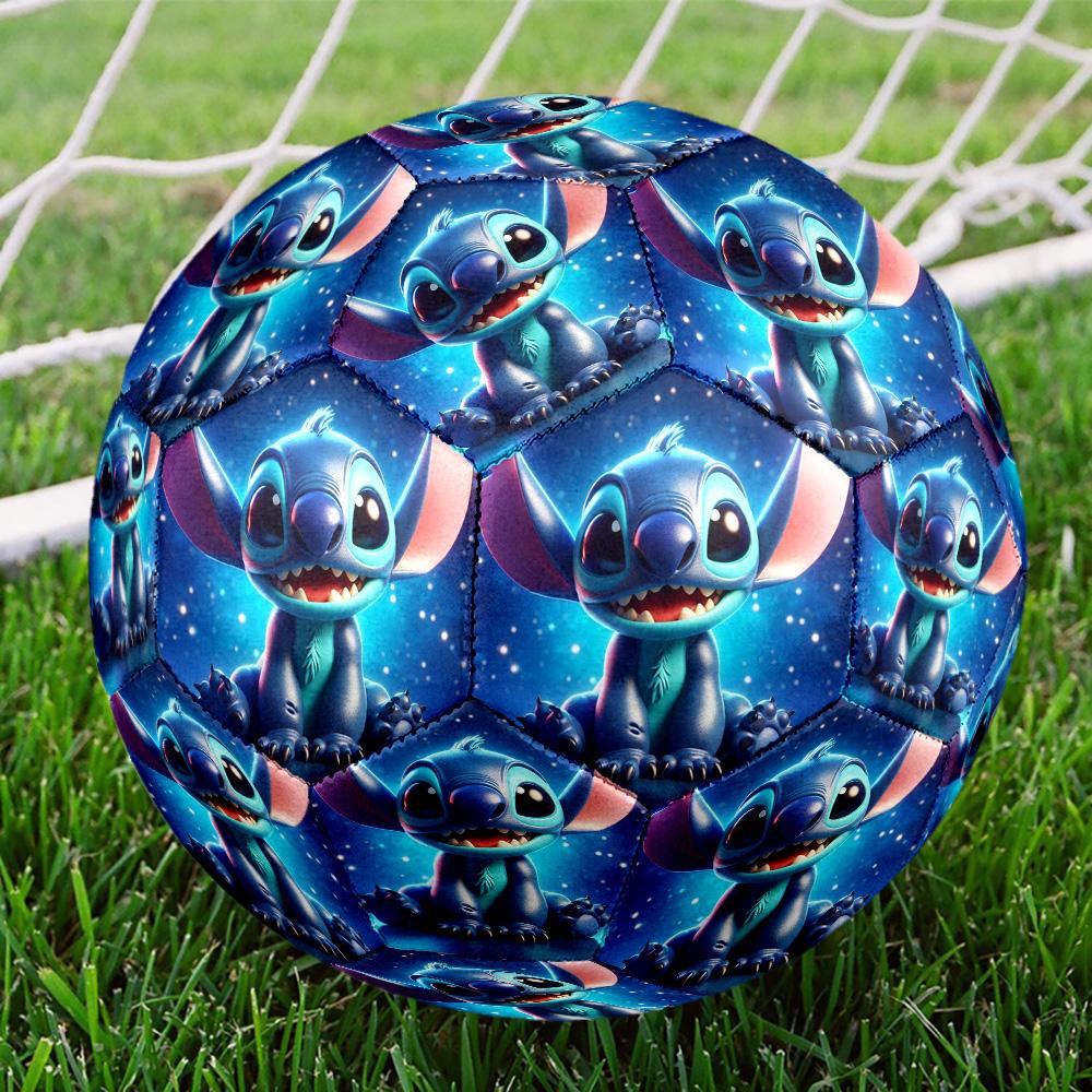 1PC Cartoon Sti-tch Size 5 Soccer Balls, High-Quality, Anti-Slip, Protective Football, a Unique Gift Suitable for Birthdays, Christmas