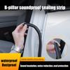 2pcs Car B pillar Sealing Strip Steel Bar Enhanced Door Edge Gap Dustproof and Sound Insulation for Sedan SUV
