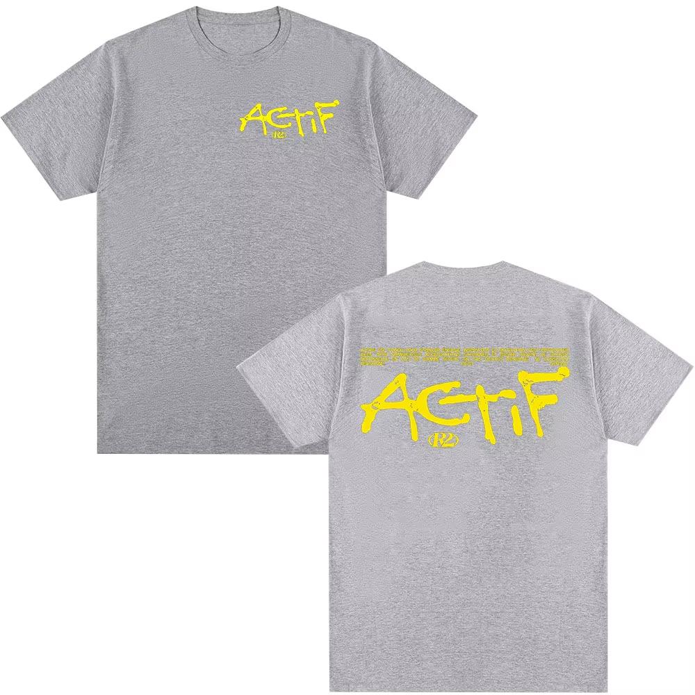 Rapper R2 Actif Album 2026 T Shirts Mens Women Clothing Casual pure Cotton Tshirt Fashion Harajuku Short Sleeve Streetwear