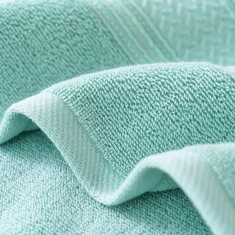 40x80 Large Satin Border Face Towel, 200g, Solid Color, Embroidered Name, Gift Logo, Thickened