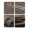 Autumn Wasteland Feng Shui Washing Printing Long-Sleeved T-Shirt Men'S American Heavy Pure Cotton Bottoming Shirt Trendy Brand Loose Sweater
