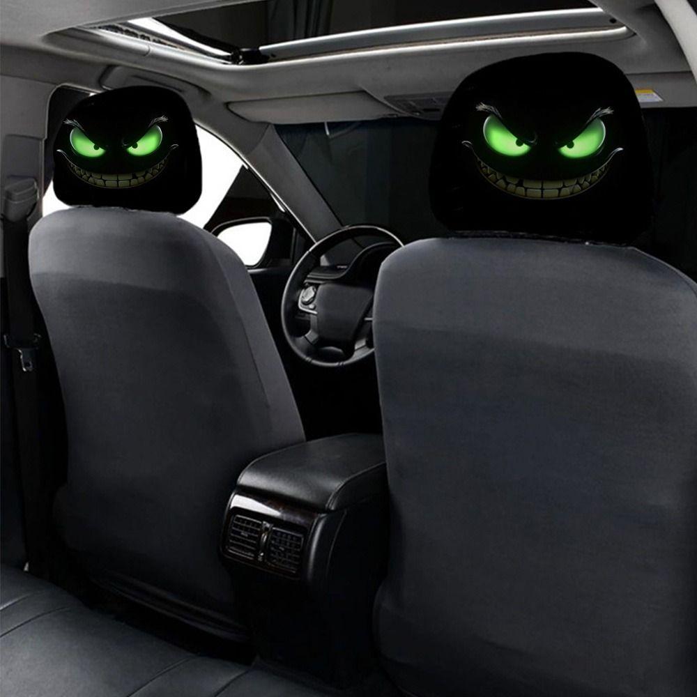 Elastic Car Seat Cover Universal Car Seat Headrest Interesting Car Headrest Cover  Halloween