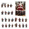 Scatola Regalo Conto alla Rovescia per le Feste Calendari dell'Avvento Bassotto 2026, 24 Giorni Ciondolo Acrilico 2D Calendario Decorativo Natalizio con Ciondoli Cane, Collezionabile