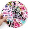 50 Cheerleading Gymnastik Graffiti Sport Dekorative Wasserbecher Koffer Notizbuch Graffiti-Sticker