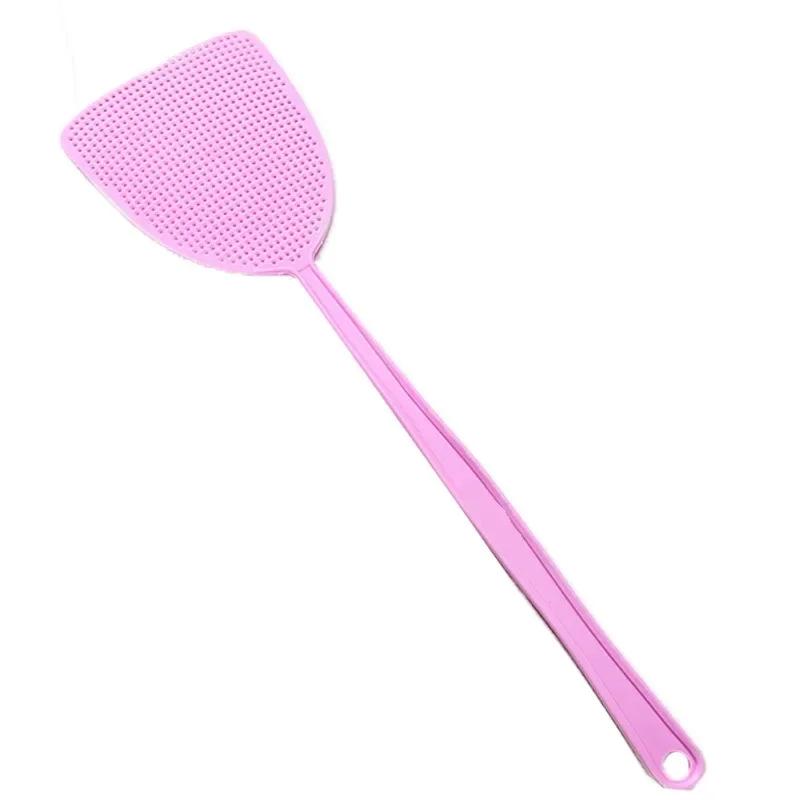 

Durable Thickened Mosquito Swatter Long Handle Mesh Fly Swatter Manual Mosquito Killer Pest Control Insect Repellent Accessories рожевий