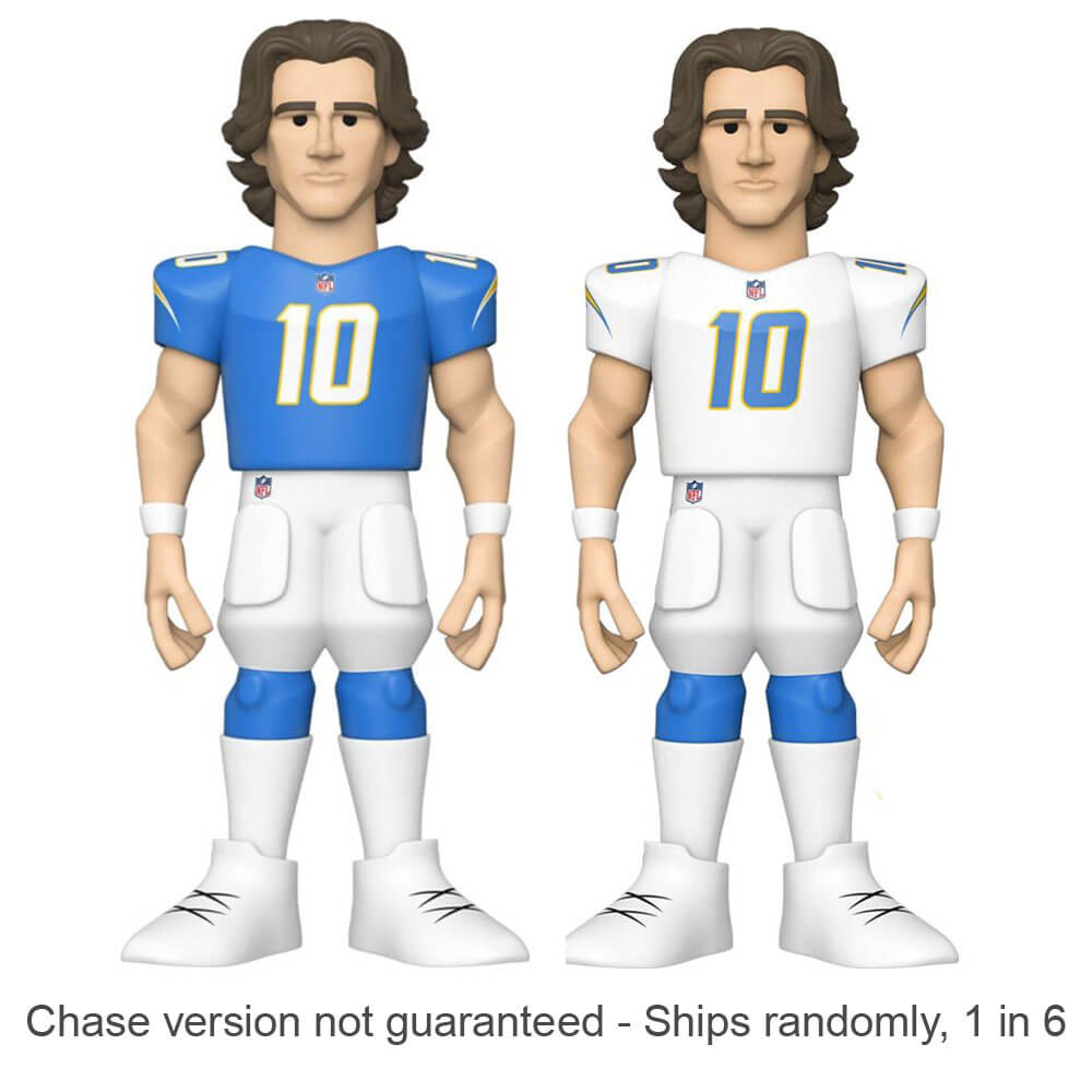 NFL: Justin Herbert Vinyl Gold Chase Ships 1 in 6