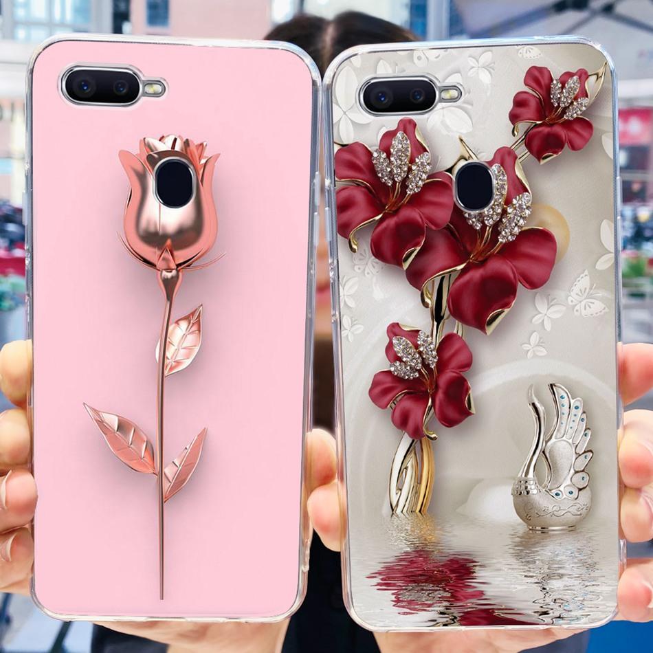 For OPPO F9 Phone Case Oppo F9 Pro F 9 F9Pro CPH1823 CPH1881 CPH1825 Elegant Printing Soft Silicone TPU Back Cover