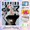 Sabrina Carpenter Diamond Painting Kit 5D Full Drill DIY Diamond Mosaic Wall Art Home Decor