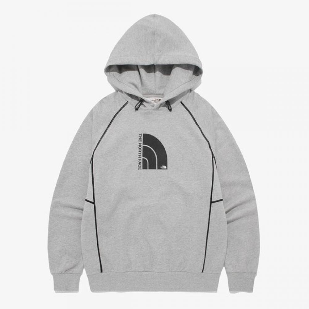 

The North Face Nm5pq50j White Label Dome Logo Hoodie Pullover Melange Grey MELANGE GREY/095