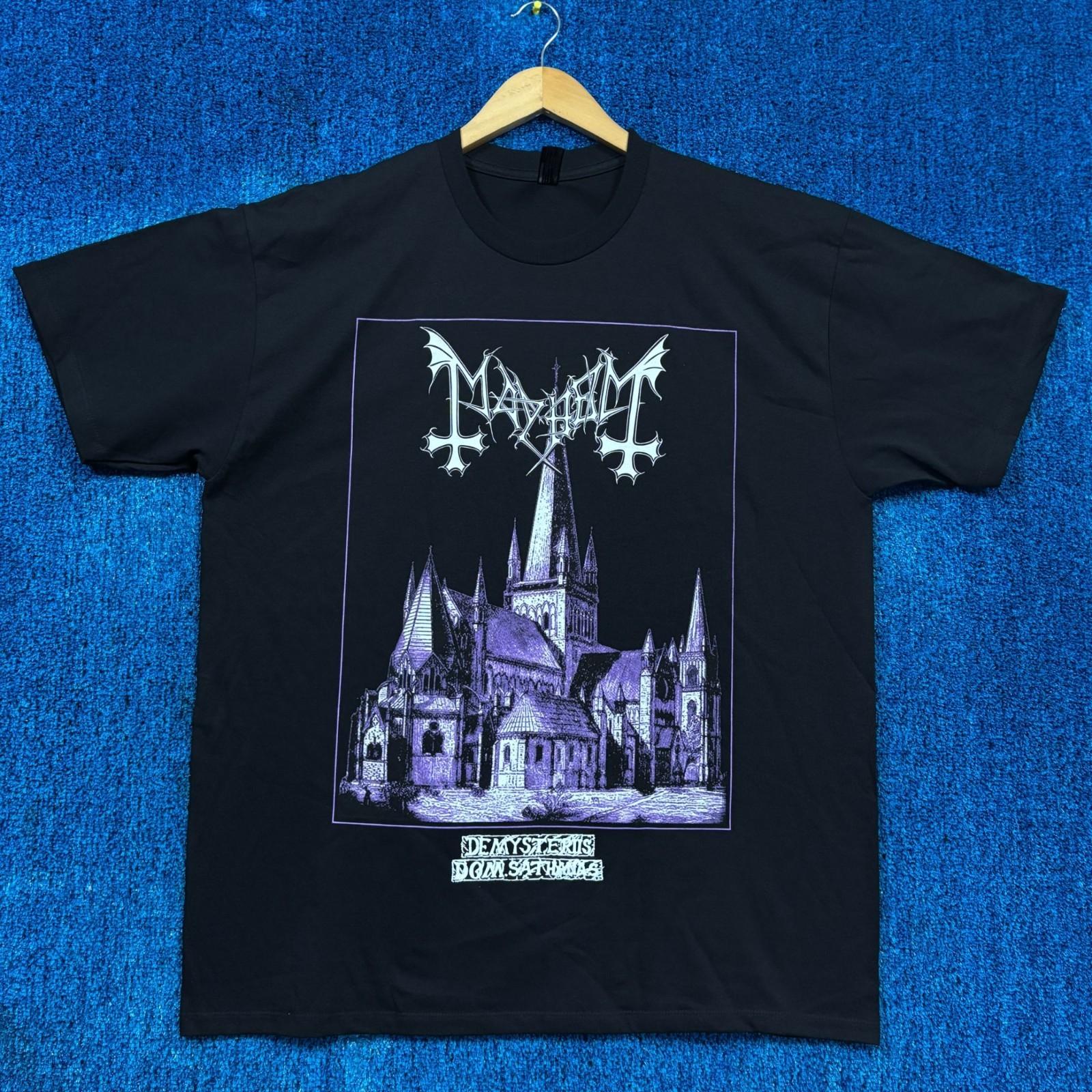 Mayhem De Mysteriis Dom Sathanas Album Art Doom Metal Tee XL Unisex T-Shirt XXL