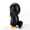 Small Penguin Doll Figurine Cute Cartoon Penguin Figure Collectible Ornament for Office Desk Car Dashboard Decor