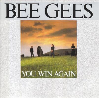 7inch Record BEE GEES - You Win Again 9283517 Warner Bros. Re 1987 France Pop Used